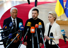 Zelenski se je zahvalil evropskim voditeljem: 