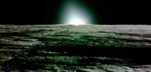 Nasa-Bilder: So sieht der Sonnenuntergang auf dem Mond aus