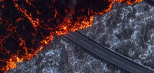 Island: Vulkan Sundhnúkscígar ausgebrochen, Lava verschluckt Straßen, Geothermalbad Blaue Lagune evakuiert