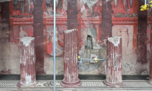 U Pompejima otkrivena monumentalna grobnica s reljefom bračnog para