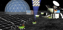 Deutsche Forscher entwickeln Solarzellen aus künstlichem Mondstaub