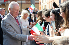 Letzter Tag: Camilla und Charles schlossen Italienreise in Ravenna ab