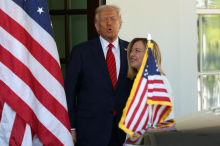 Giorgia Meloni pri Trumpu: 