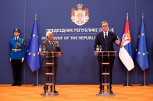 Costa v Beogradu Srbijo pozval k uskladitvi zunanje in varnostne politike z EU-jem