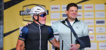Lance Armstrong und Jan Ullrich zelebrieren ihre Freundschaft