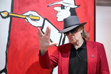 Kunst aus Likör: Bilder statt Beats - Udo Lindenberg widmet sich der Malerei