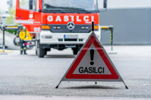 Policisti preiskujejo sum, da je bil požar v trgovskem centru v Novem mestu, podtaknjen