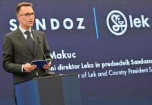 Lek začel gradnjo več sto milijonov vredne tovarne na Brniku