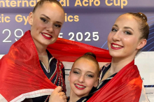 Sportakrobatik: Nach Platz zwei hat das steirische Trio Lust auf mehr