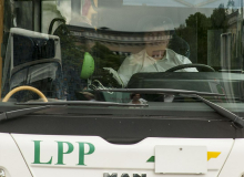 Na ljubljanski mestni avtobus padlo drevo, poškodovanih ni bilo