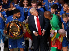 Chelsea se je znesel nad PSG pred očmi Melanie Trump
