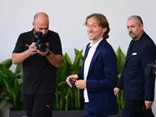 Luka Modrić prispel v Milano: Veselim se novega izziva #video
