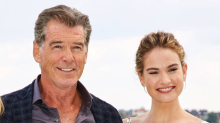 Lily James über Pierce Brosnan: 