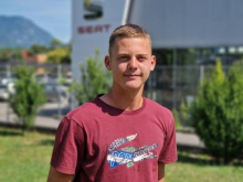 Luka Talan Lopatič, slovenski teniški up, ki mu sledi Novak Đoković #video