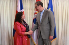 PREDSEDNIK VUČIĆ RAZGOVARAO SA KAREN PIRS: Čvrsto verujem u nastavak saradnje sa UK na jačanju mira, stabilnosti i prosperiteta u našem regionu i u Evropi
