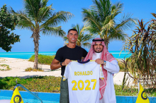 Auf Trainingslager: Superstar Ronaldo checkt in Saalfelden ein