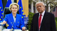 Trump pred nedeljskim srečanjem z Von der Leyen: 50 odstotkov možnosti za dogovor
