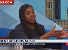 Doctors strikes will be banned under the Tories like police and prison officers, vows Kemi Badenoch
