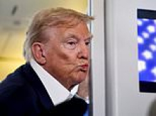 Trump denies he caused Colbert cancellation and reveals which late night comic is 'next up'
