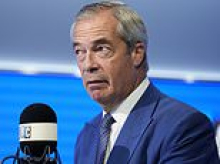 Nigel Farage described by Democrat as 'looking unhinged and like a giant manbaby' as he clashed with US politicians during their visit to UK