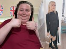 I ballooned to a size 28 after scoffing two McDonald's breakfasts a day and becoming addicted to takeaways - but now I look completely different after losing 14 stone
