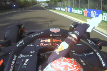 Mario Kart in Budapest: Max Verstappen warf ein Handtuch auf die Strecke