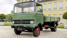 Zeleni mercedes-benz LP 608 iz Wörtha praznuje že 60. rojstni dan
