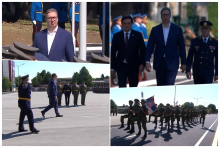 PROMOCIJA NAJMLAĐIH OFICIRA VOJSKE SRBIJE Predsednik Vučić najboljima dodelio sablje: Vaš glavni zadatak je da održite mir i sačuvate zemlju od rata (video)