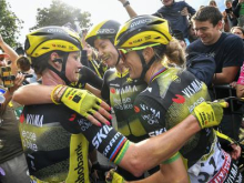 Pauline Ferrand-Prevot kraljevska etapa in rumena majica