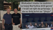 MAŠITE MU I DALjE: Simpatizer srpskih blokadera pozira sa čovekom koji je ubijao i proterivao Srbe! (VIDEO)