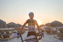 Transcontinental Race: Christoph Strasser ist nach 4838,24 Kilometern als Fünfter im Ziel