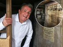 Businessman discovers World War II air raid shelter hidden under his office