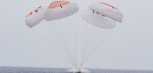 ISS: Vier Astronauten nach Fünf Monaten zurück auf der Erde