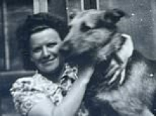 The puppy rescued from the Nazis on D-Day: Heartwarming story of German Shepherd-cross Spandau after he was found hiding under bodies of enemy machine gunners by British war hero