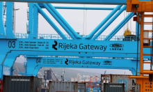 U Rijeka Gateway pristali prvi testni brod i vlak