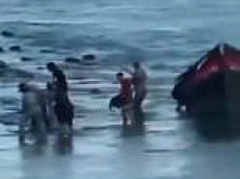 Dozens of migrants land on Algarve beach loved by Brits... and are immediately taken before judge and ordered to leave the country, in stark contrast to soft-touch UK
