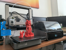 Test Creality Hi Combo – zelo enostaven vstop v svet večbarvnega 3D tiskanja