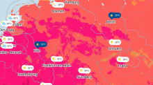 Wetter in Deutschland: Live-Karten zeigen, wo es heute besonders heiß wird