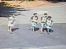 The three boys and a little girl aged 11-13... who have been arrested for fatal hit-and-run in a stolen car that left 71-year-old woman dying as they fled to nearby Roma camp