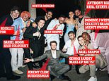 Brooklyn Beckham's NEW inner circle unveiled at vow renewal... as he turns his back on family and friends in favour of wife Nicola Peltz's brothers, glam squad and acting pals