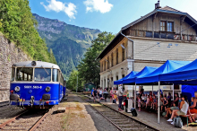Erzbergbahn: Zauberer Gabriel verzauberte bei herrlichem Wetter die Fahrgäste