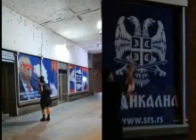 NAPADNUTE PROSTORIJE SRPSKE RADIKALNE STRANKE Blokaderi napravili haos u Zemunu, oglasio se i Šešelj! (FOTO)