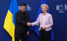 Zelenskega bo v Washingtonu spremljalo šest evropskih voditeljev in generalni sekretar Nata