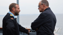 Kanzler bei der Flotte: Merz: Bedrohung durch Russland ist real