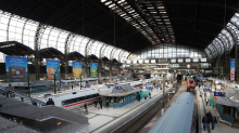 Bahnverkehr: Fernzüge kommen öfter verspätet am Hamburger Hauptbahnhof an