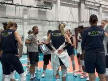 Slovenke se pripravljajo na ponedeljkov spopad s Turčijo