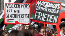 Pro-Palästina-Demonstration: Tausende demonstrieren in Frankfurt gegen Gaza-Krieg