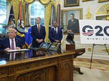 Trump announces Miami will officially host the G20 summit - where he'll entertain world leaders at his Doral golf club