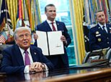 Trump trades 'wokey' Pentagon for explosive WAR rebrand because troops 'didn't fight to win'
