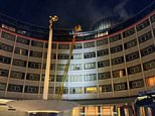 A hundred firefighters and 15 fire engines battle blaze at BBC's former headquarters Television Centre